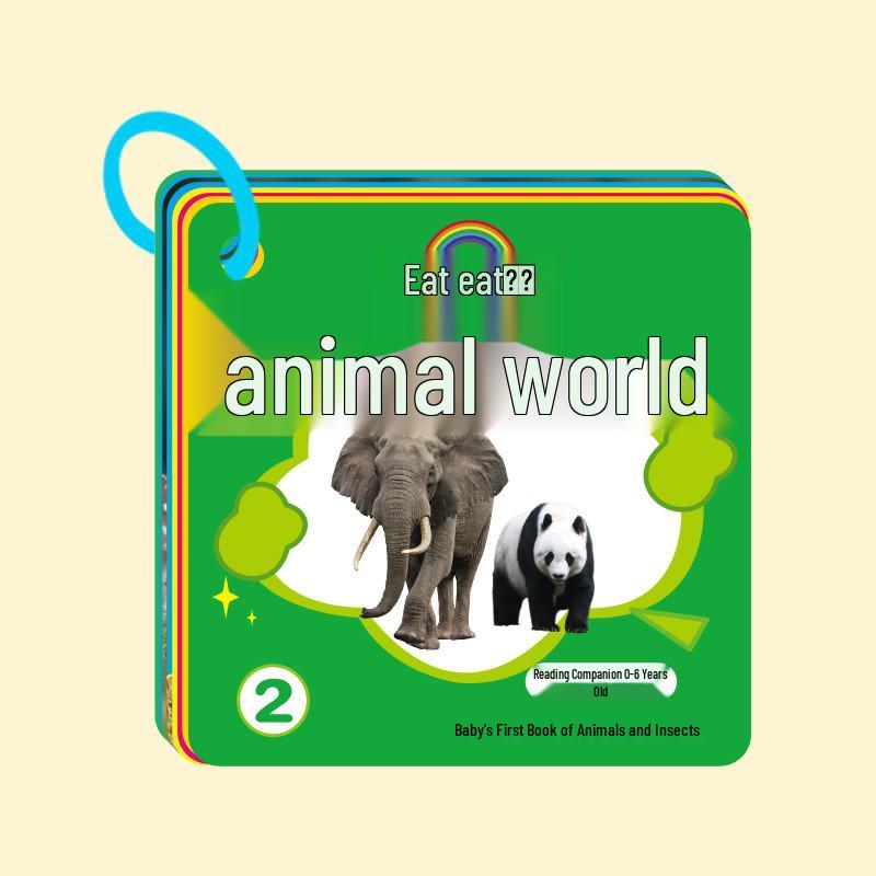 Early Childhood Cognitive Cards: Animals & Fruits Puzzle for Toddler Learning - Educational and Intelligence-Boosting.