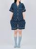 Seullipikaes With Heart Short Sleeve Pajamas [Women'S]