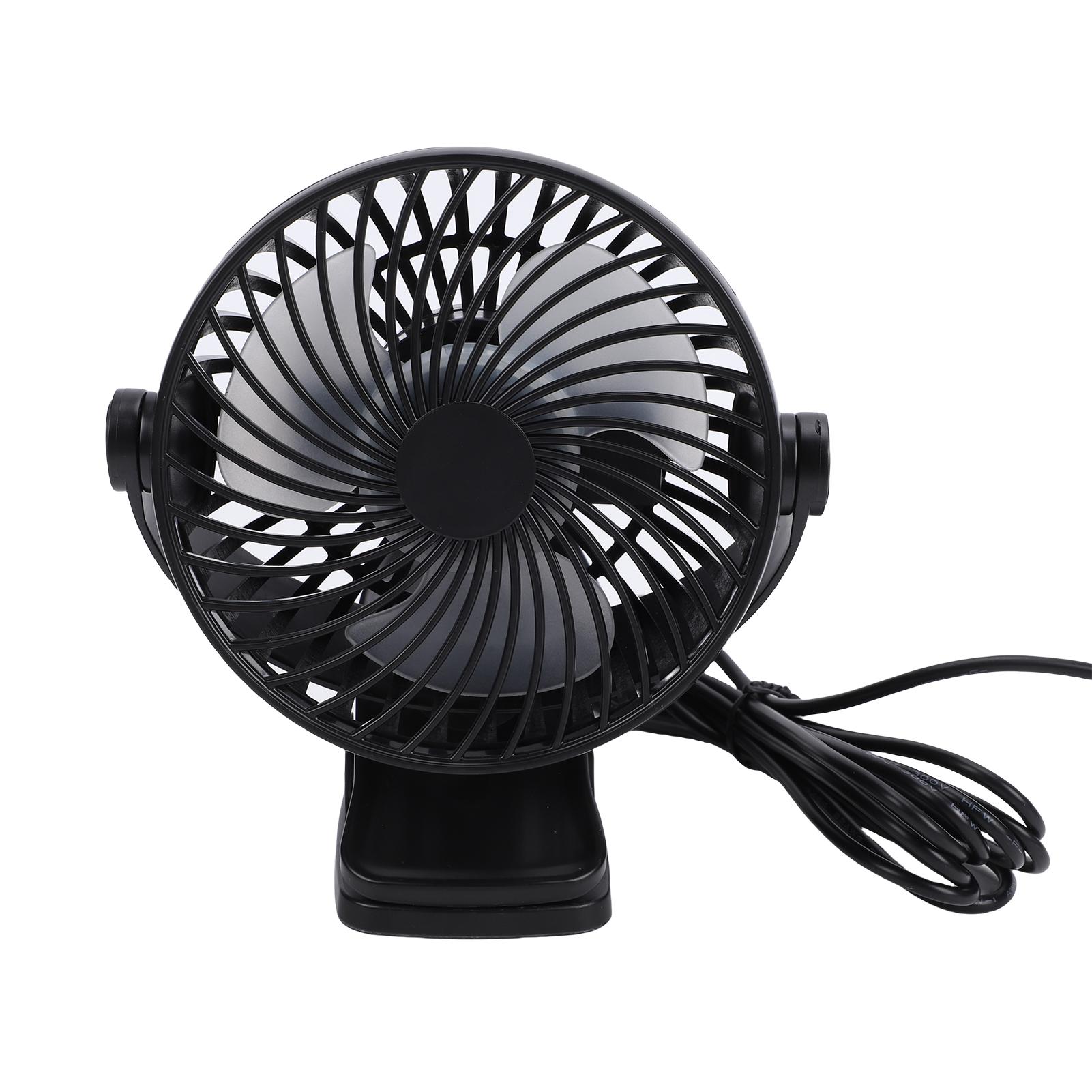

Electric Cooling Fan Digital Display Timer 360 Degree Rotating Clip On Portable Air Circulation Fan for Chicken Coop