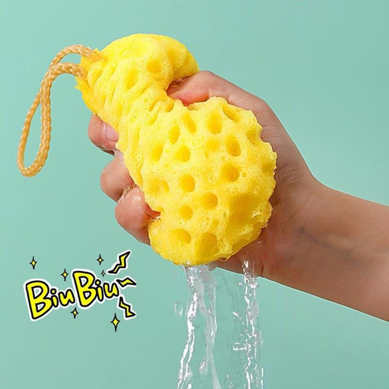 Super Absorbent Honeycomb Bath Ball Body Cleaning Soft Bath Ball Does Not Fall Apart Soft Bath Sponge Children Kids Bath Ball