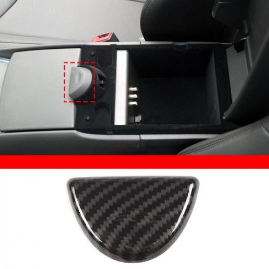 ABS Carbon Fiber Center Armrest Box Switch Cover Trim For Infiniti G Serie 09-13