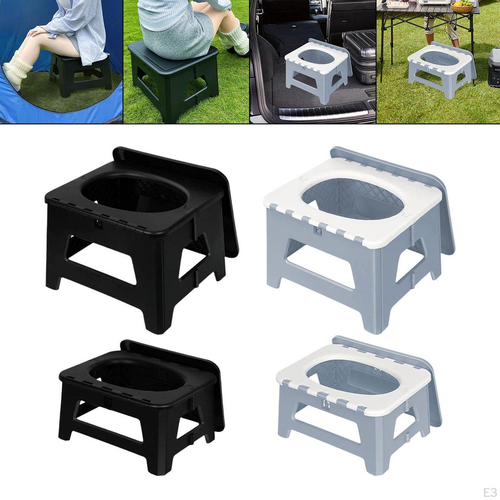 Camping Toilet Solution, Foldable Outdoor Toilet, Multifunctional Storage Unit