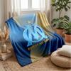 Olympique Lyonnais FC Soft Flannel Fleece Blanket Lightweight Cozy Warm Throw Blanket For Sofa Bed Home Decor