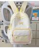 Schoolbag Japanese new high-value cute plaid bow backpack soft huhu sweet little fairy travel small backpack
