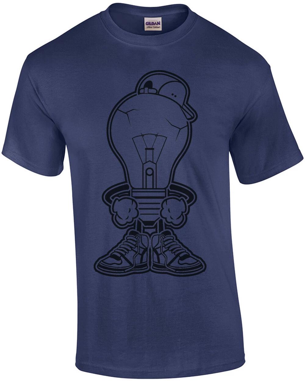 Vintage New York Gangsta Broken Light Bulb T-Shirt M