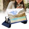 10inch 3D Magnifier Foldable MultiAngle Amplifier Mobile Phone Stand Screen Projector(Bleu )