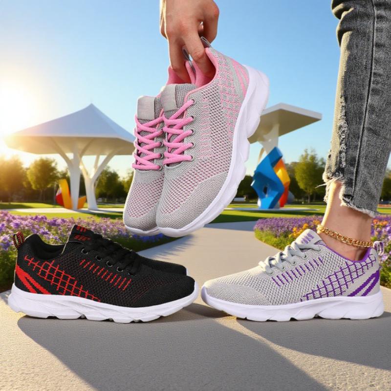 Trendy Women'S Athletic Running Shoes Breathable Mesh Lightweight Sports Sneakers Casual Fashion Walking Shoes Pick