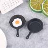 Dollhouse Miniature Frying Egg Pans For 12Th Dolls House Kitchen Accessories
