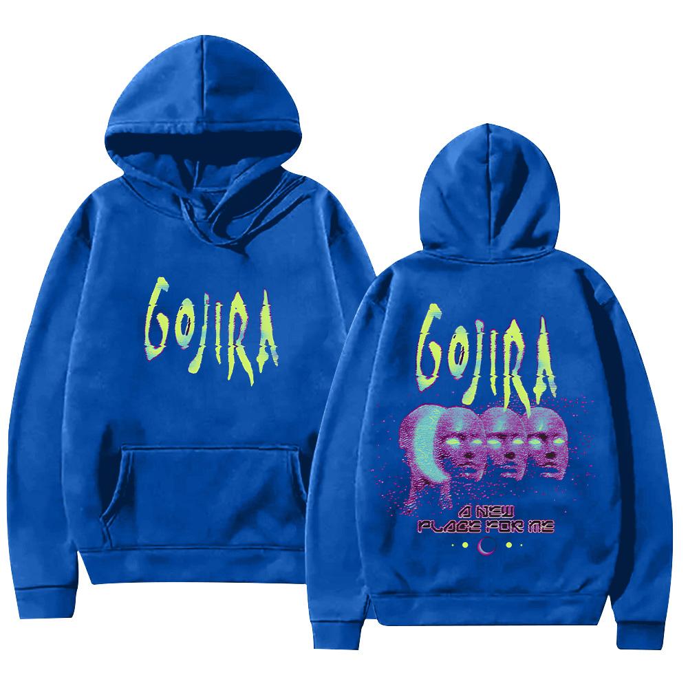 Sweat à capuche Another World Groupe de Metal Gojira Magma Music Sweat à capuche Unisexe Hommes Femmes Nouveau Décontracté Streetwear Pull Sweatshirt High Street