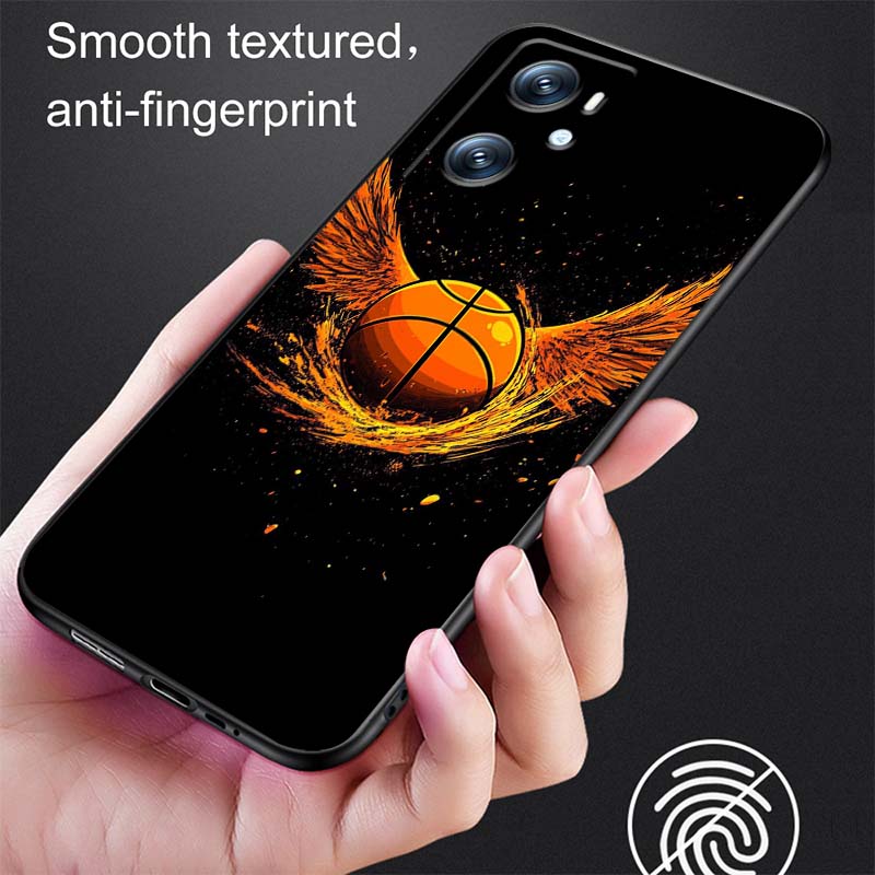 Sports Basketball Cool For OPPO Reno 5 6 7 A96 A40 A58 Realme GT A74 A78 Neo2 A74 A78 Find X5 X3 X7 X8 Black Phone Case