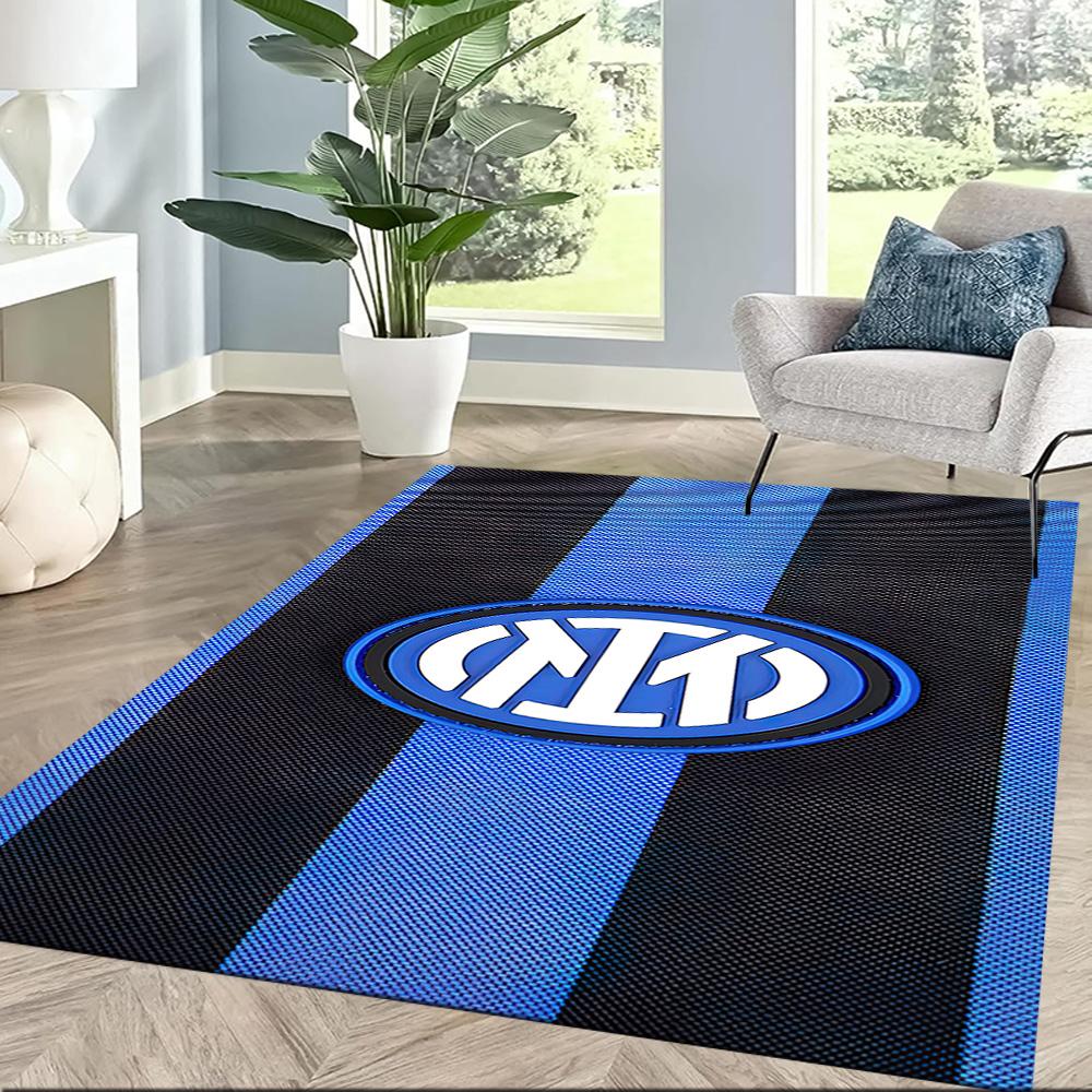Inter Milan Area Rug Perfect For Study Room Living Rooms Game Room Foyer Antislip Rug Decorate Offices Luxury Gift For Birthday Christmas Wedding