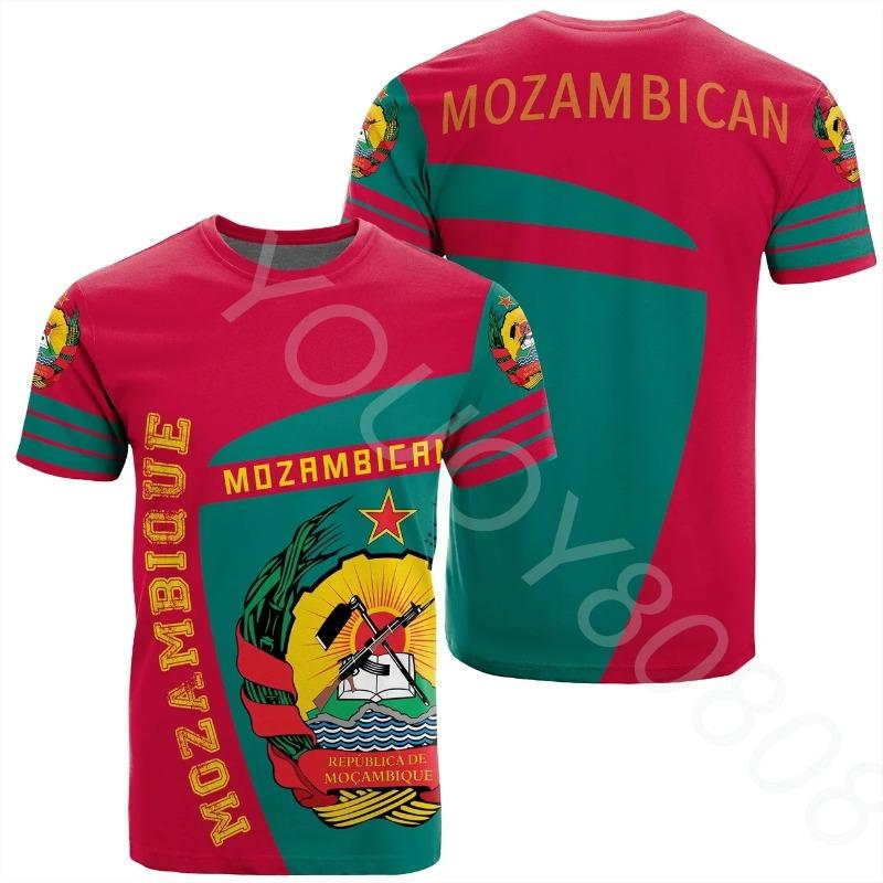 

New summer African ethnic style T-shirt printing Mozambique T-shirt Sport Premium casual sports street style T-shirt S