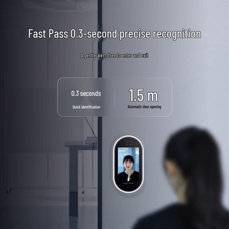 DingTalk Modian G2C Smart Face Recognition Access Control & Attendance System CN Plug (adapter Included)