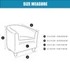 Elastic Sretch Coffee Velvet Tub Sofa Armchair Seat Cover Protector Washable Furniture Stretch Slipcover Home Chair Decoration