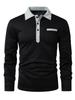 Polo da uomo con colletto rovesciato, manica corta, casual estiva, slim fit, camicie da abito con bottoni, polo classiche da golf