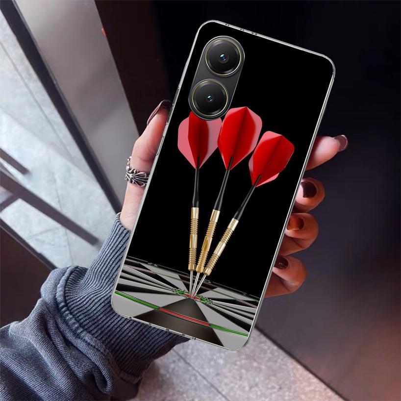 

Darts Aesthetics Wire Target Phone Case For Xiaomi Poco X5 X6 X7 Pro F7 Ultra M7 Redmi 15C 15 13C 13 12C 12 10 10C 10A 9 9C 9T 9 Redmi 15C (173)