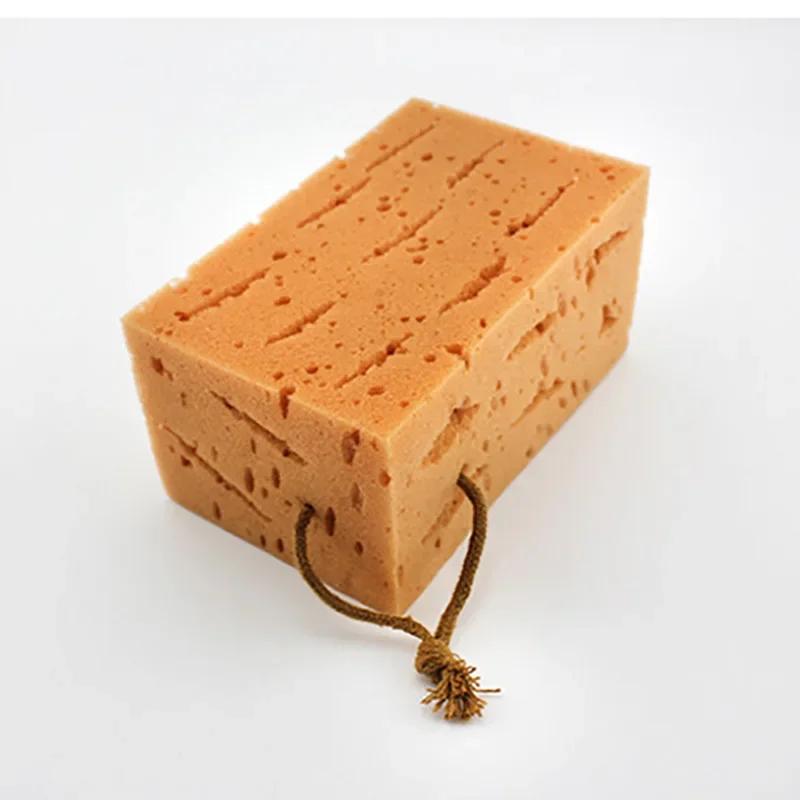 Car Wash Sponge Large Honeycomb Thickened Coral Sponge Block High-Density Absorbent For Stain Removal Automotive Cleaning Tool