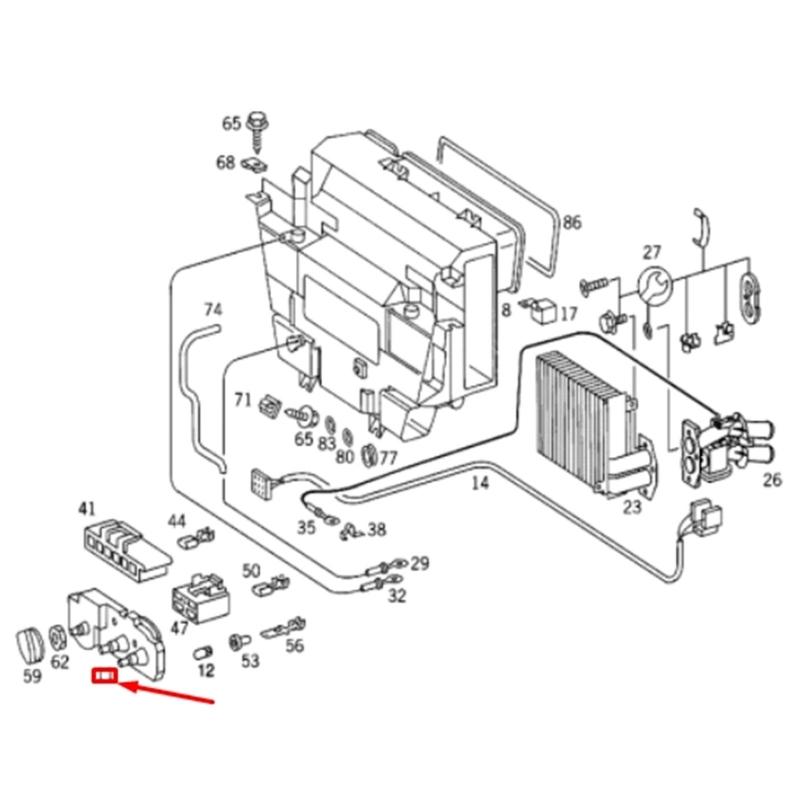A0008304185 Înlocuiri Unitate Control Climă Panou Control HVAC pentru Utilaj Greu Accesorii Vehicul Potrivit pentru Sprinter