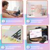 Transparent Fluorescent PET Index Tabs - Writable Student Memo Stickers
