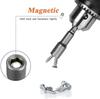 High Quality 6mm-15mm Impact Socket Kit with Magnetic Nut Driver & 1/4 Hex Bit Adapter for Power Drills
