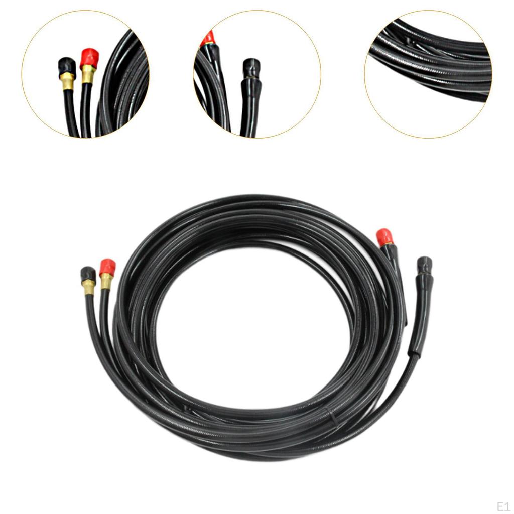 2 Pieces Boat Hose for Outboard Steering No Cutting Needed Stable Portable Professional