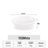 Imitation Porcelain Melamine Dipping and Snack Dish for Restaurants