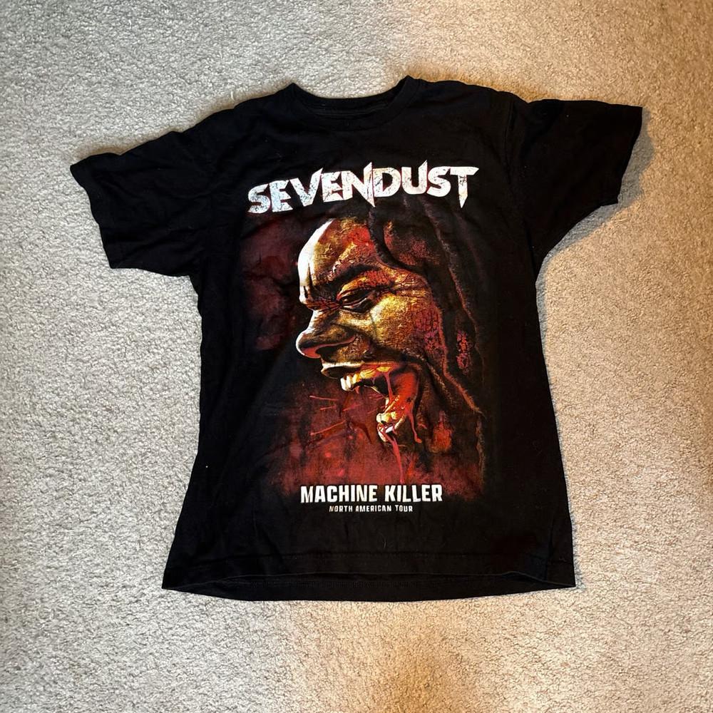 Sevendust Victorious War Tour 2019 Футболка Унисекс S-5XL 1J0359 Унисекс Футболка S разноцветный
