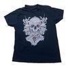 LAS VEGAS Skull Goth Shirt Adult L Black Colorful Y2k Aero Graphic Tee Large
