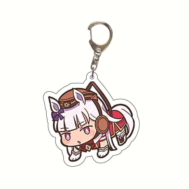 Аниме Брелок-значок-подвеска Uma Musume Токай Тейо и Медзиро Маккуин. In Stock
