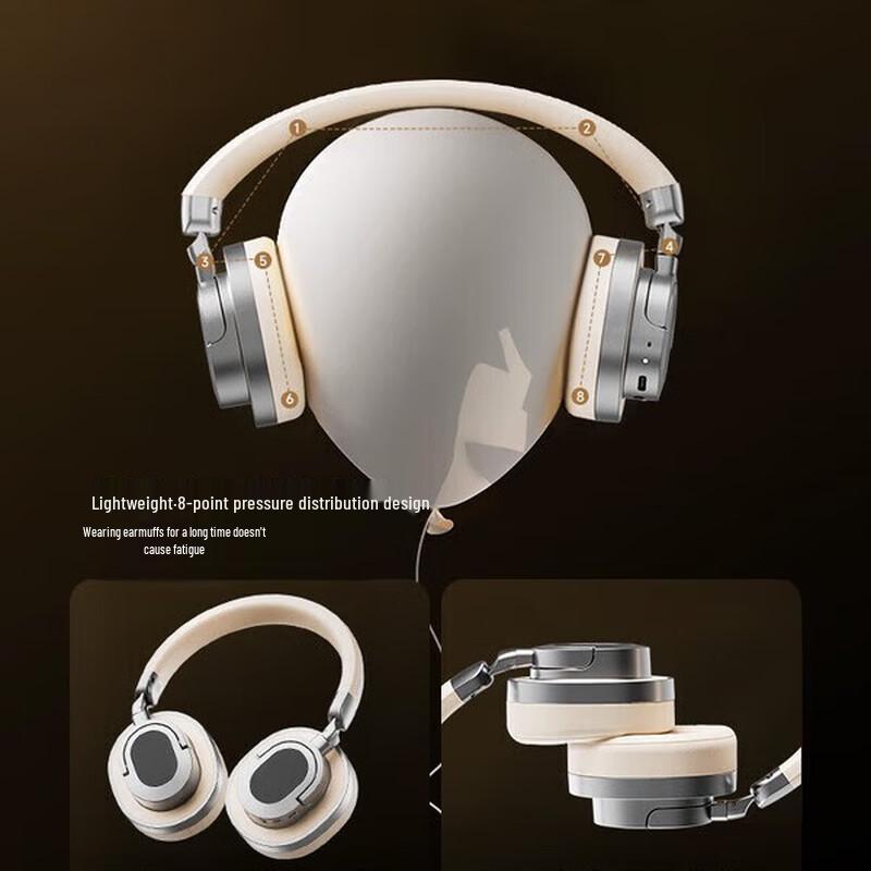 Lenovo LE602 Retro Over-Ear Wireless Bluetooth Headphones