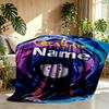 Custom Name Personalized Coraline Print Blanket, Home Decor, Bedroom, Sofa, Camping, Couch, Gifts for Birthday Christmas