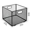 Metal Desktop File Organizers Magazine Book Organizers Storage Case Detachable Stackable for School Office Supplies