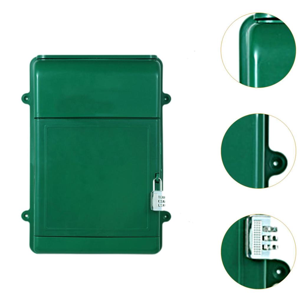 Wall Mounted Mailbox Postbox Donation Box for Hotel Business Customer Center