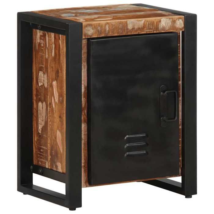 VidaXL Table de chevet multicolore 40x30x51 cm bois de récupération, armoire de chevet, armoire de lit, table d'appoint pour 4013565