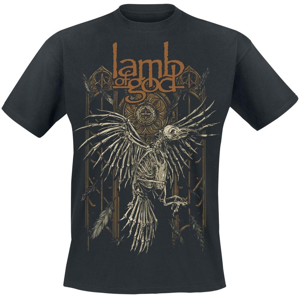 New Lamb Of God Graphic Cotton Band Tshirt Unisex Summer Short Sleeve Fashion Brand Tee Luxury Casual Vintage Tees