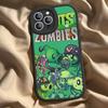 Game P-Plants Z-Zombies Phone Case For IPhone 16 15 14 13 Pro Max 11 12 Plus Leather Silicone Cover