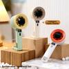Handheld Fan, with Portable Hook Powerful Fan, Intelligent Digital Display And Speed Adjustment Design, Fan for Travel And Desktop