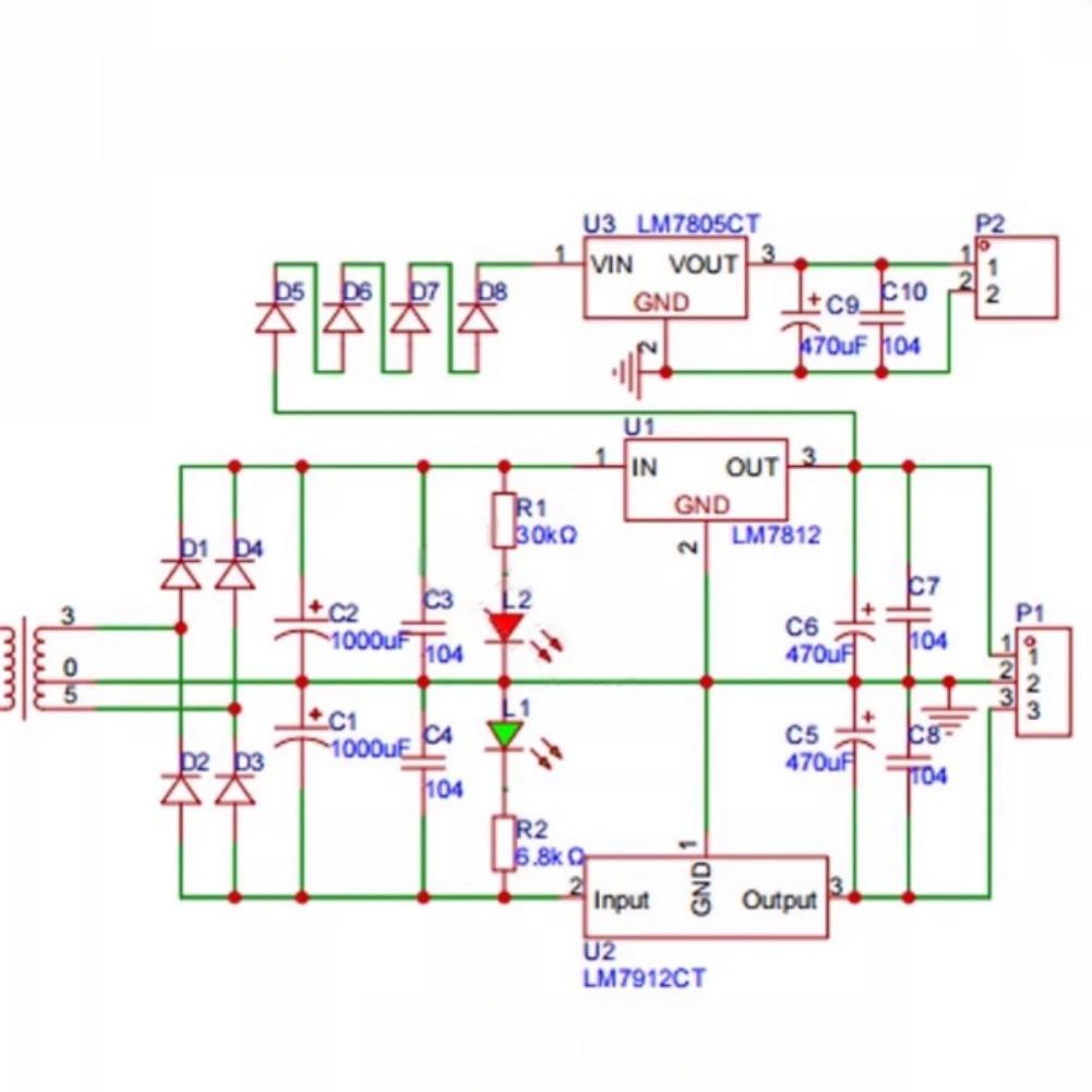 DIY Electronics Kit Featuring DC Regulated Power Supply and Three-Terminal Regulator for Practical Circuit Assembly and Testing