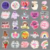 50 Mother's Day Graffiti Stickers Personalized Cartoon Holiday Creative Decoration Water Cup Skateboard Suitcase Stickers