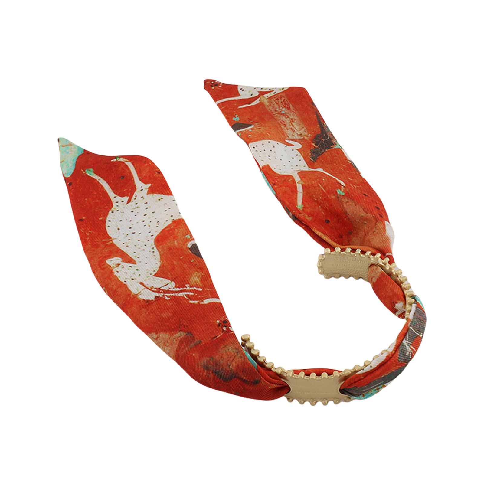 

Красочный шелковый шарф-браслет, полый браслет-манжета с открытым концом, регулируемое украшение на запястье, аксессуар для вечеринки, свидания для женщин 1 красный