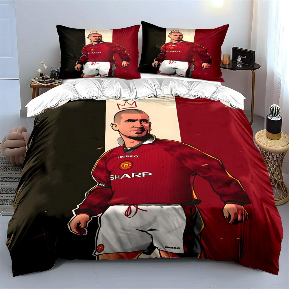 Soccer player graphic design. Bedding sets Duvet cover sets Duvet covers Pillowcases(1* Duvet Cover 2* Pillowcases without duvet insert)