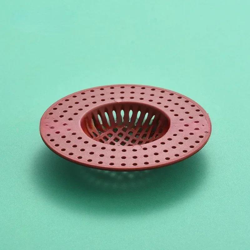 Plastic Kitchen Sink Filter Strainer Sewer Filtering Net Stopper Floor Drains Hair Catcher Waste Collector for Home Accessories