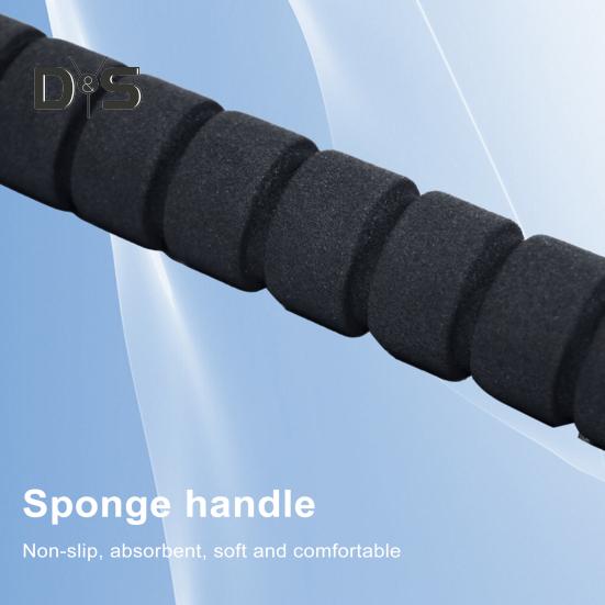 Maszt flagowy teleskopowy 200/300CM z antypoślizgową gąbką, wytrzymały metalowy, rozsuwany, przenośny, do banerów dla nauczycieli