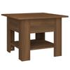  Coffee Table, Brown Oak 55x55x42 Cm, Wood-based Material