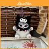 Mofusand Kuromi Hello Kitty Schüchterne Plüsch-Schlüsselanhänger mit kurzem Plüsch für Taschen-Dekoration und Sammler