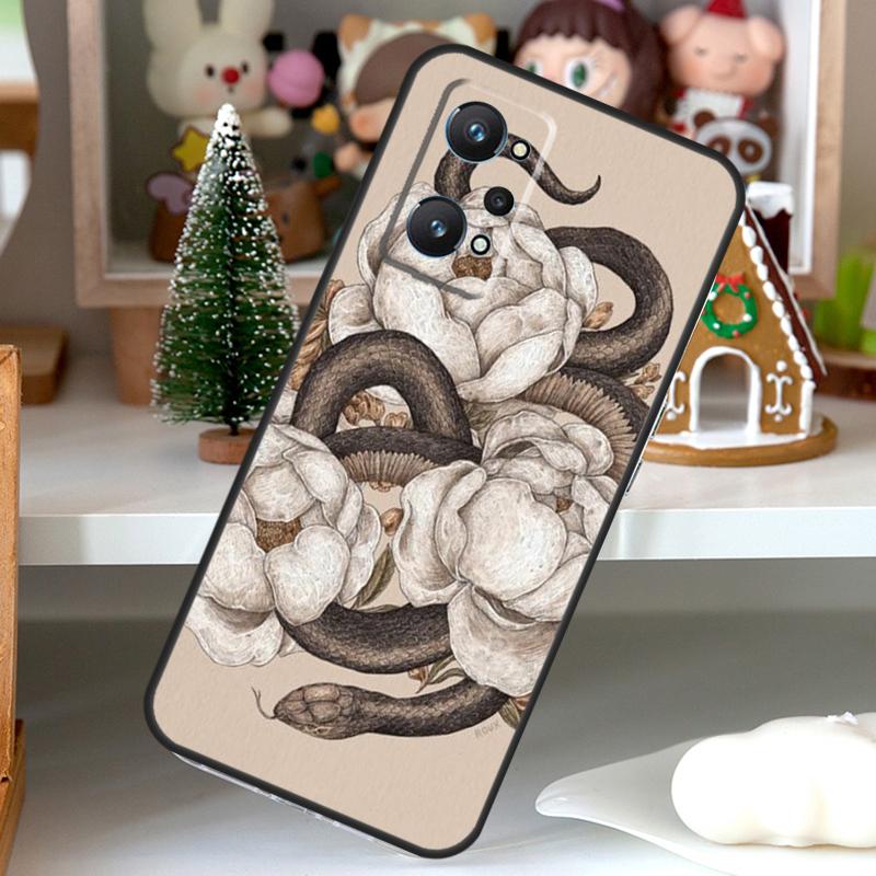 The Snake and Fern For OPPO Realme C55 C35 C33 C31 C30 C25 C21Y C11 GT Neo 5 3T 2T Realme 10 9 11 Pro Plus Case