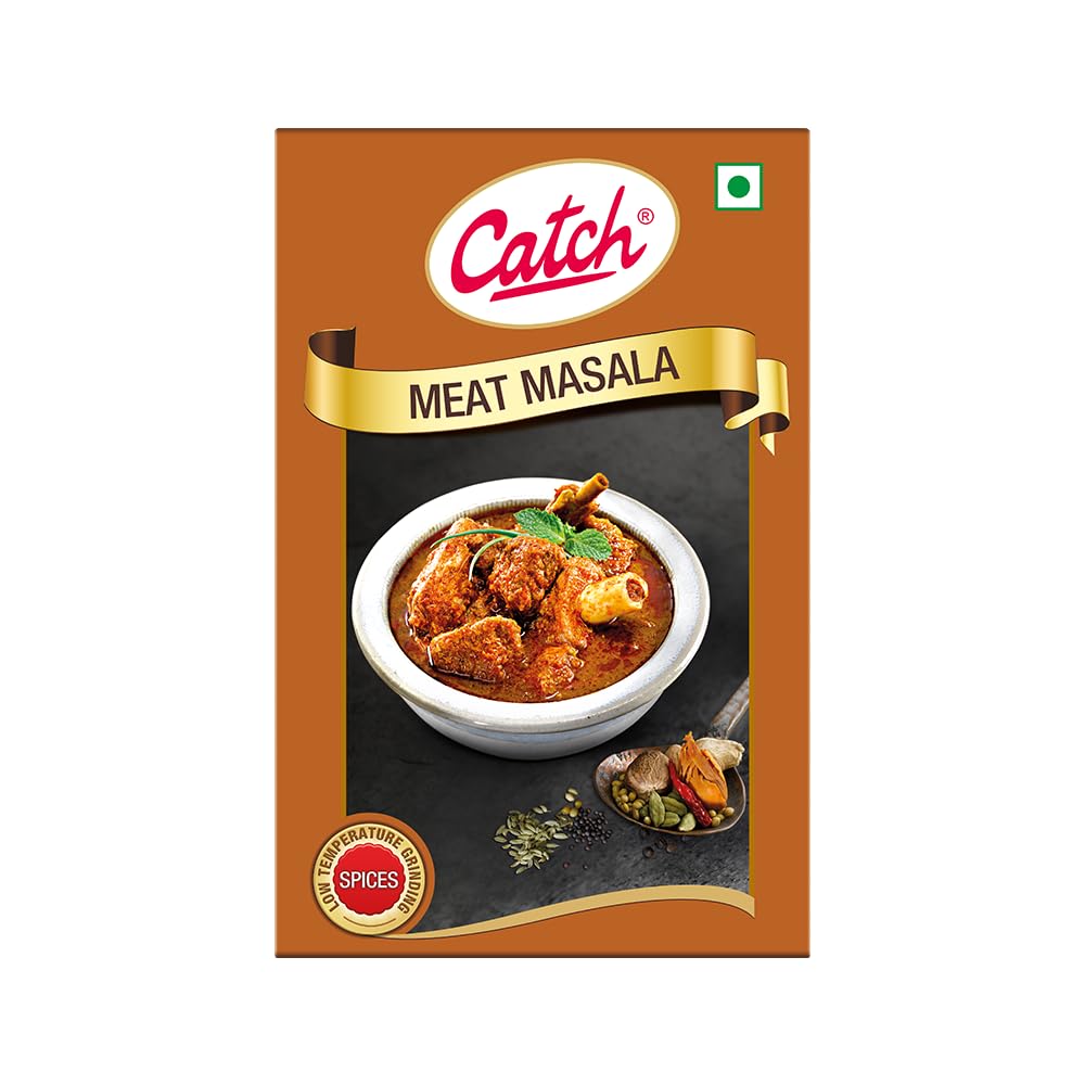 

Catch Meat Masala Powder 100g Pack of 1 – Authentic Indian Mutton Spice Blend for Cooking