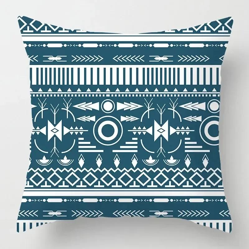 Home Decor Cushion Cover Abstract Mysterious Pattern Print Office Sofa Pillow Cover