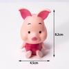 Winnie the Pooh Cake Topper Set: Cute Tigger & Piglet Cartoon Figures for Children's Birthday Cakes