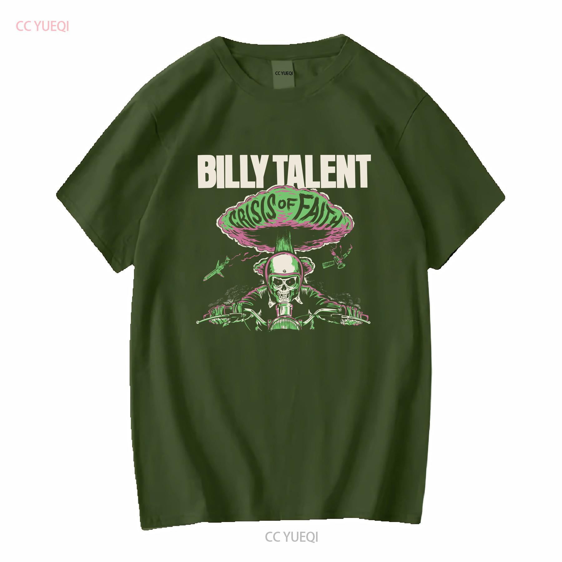 

BILLY TALENT Футболка Криза віри Чорна Бавовна S до 2345XL MD728 з довгим або коротким рукавом вінтажна Прана Універсальний вуличний одяг L